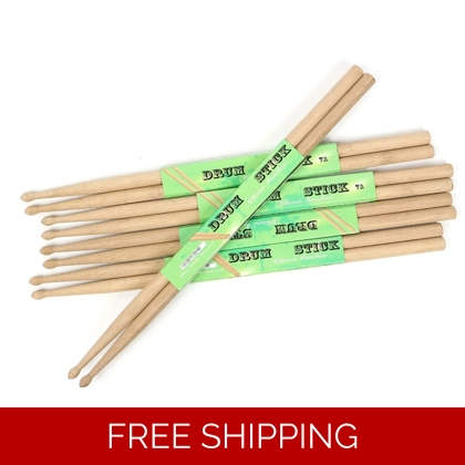 Premium Bamboo Drumsticks 7A: Your Rhythm, Your Style